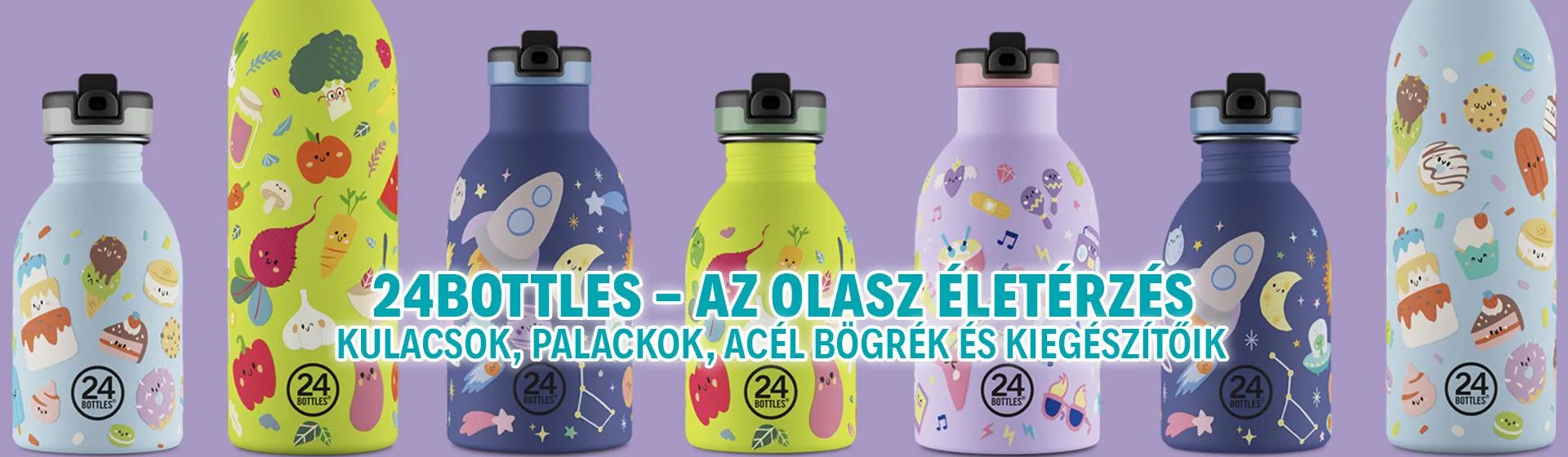 24bottles Clima termoszok, Urban kulacsok, Travel Tumbler bögrék, Sport kulacsok, gyermek kulacsok, rozsdamentes acél palackok, szívószálak, kupakok, tartozékok, díszdobozok, limitált kiadások, mintás palackok, egyszínű palackok, kiegészítők