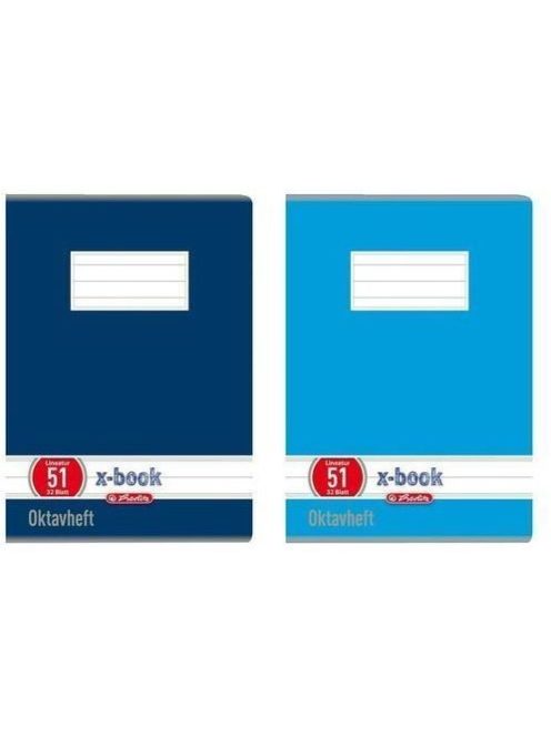 Herlitz füzet A6, 32 lapos, vonalas (00413617)