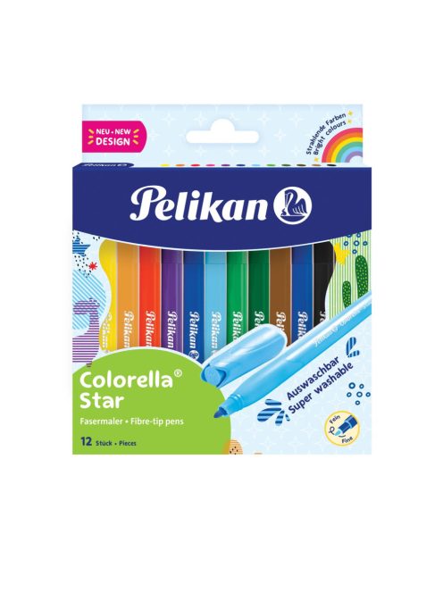 Colorella Star C302-es filctoll / 12 szín (00822305)
