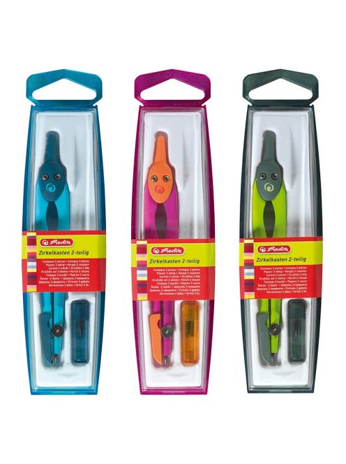 Iskolai körző 1 részes, többszínű, pótheggyel (08710055)