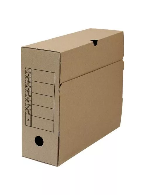 Archívdoboz, 5 db, 325 x 260 x 100 mm, barna (09057795)