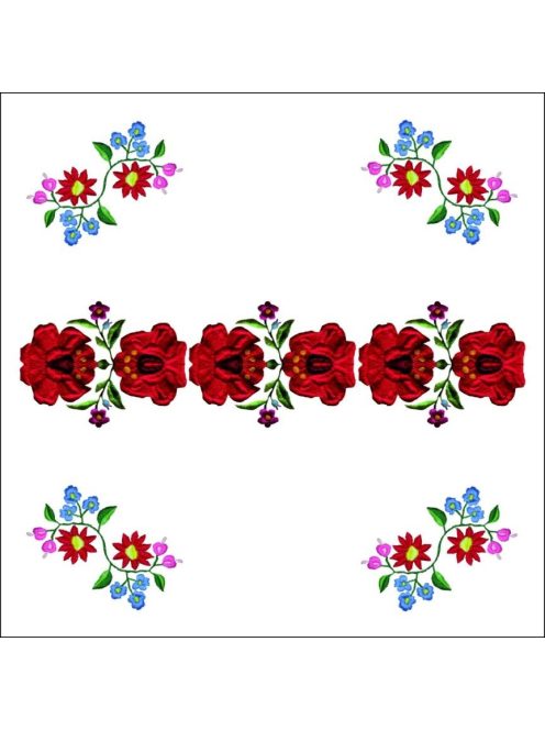 kockablokk - jegyzettömb FolkArt színes 500 lap, 10x10x5 cm (09058751)