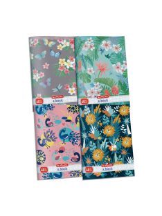   Füzet A4/40 lap 3D UV felületnemesítéssel, kockás, Nature (09544321)