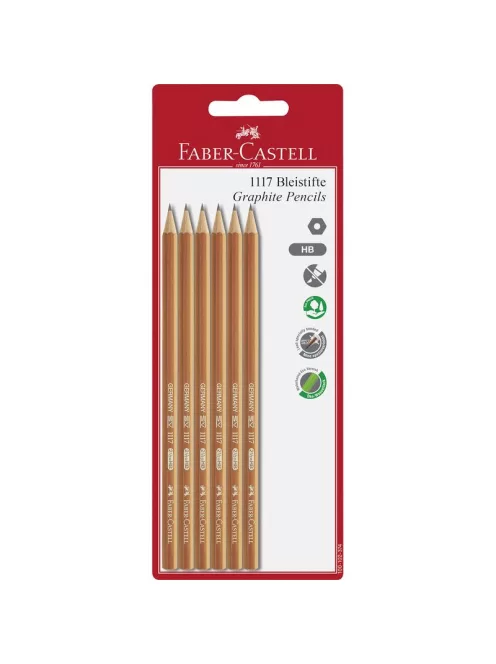 Faber-Castell - Grafitceruza szett 6db-os (6db grafitceruza HB) BL. (100-102-374)