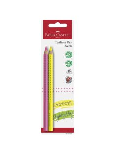   Faber-Castell - Szövegkiemelő készlet 2db-os GRIP Jumbo neon BL. (100-102-384)