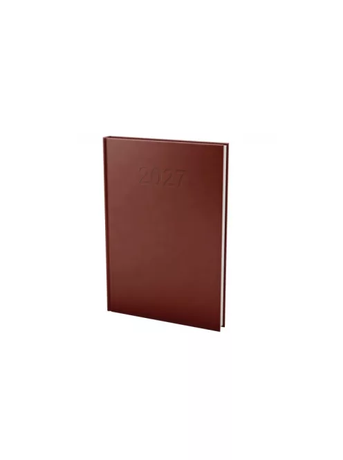Határidőnapló napi, Herlitz A5 2027, bordó