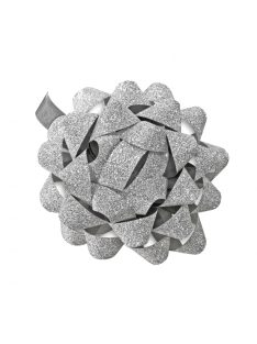 Díszmasni 8cm ezüst, csillogós (11385564)