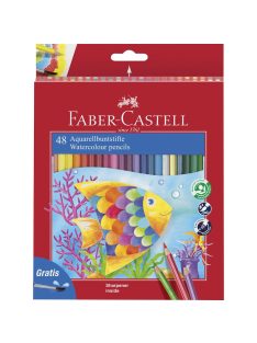   Faber-Castell Színes ceruza készlet   48db-os aquarell + ecset hal 2023 (114448)