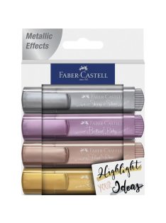   Faber-Castell - Szövegkiemelő készlet 4db-os 1546 metál 2021 (154623)