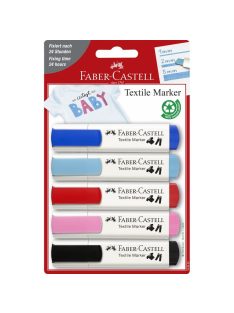   Textílfilc készlet 5db-os pasztell színek BL. FABER-CASTELL (159530)