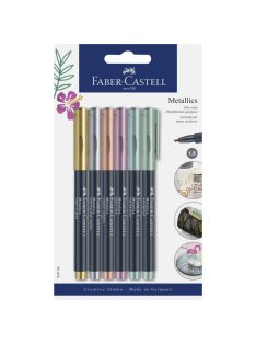   Art and Graphic filctoll készlet 6db-os CREATIVE STUDIO 1,5mm metál (160706)