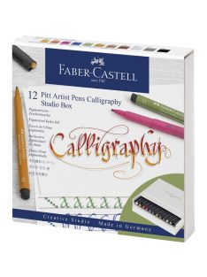   Art and Graphic művész filctoll készlet 12db-os PITT KALLIGRÁFIA papír dobozban (167512)
