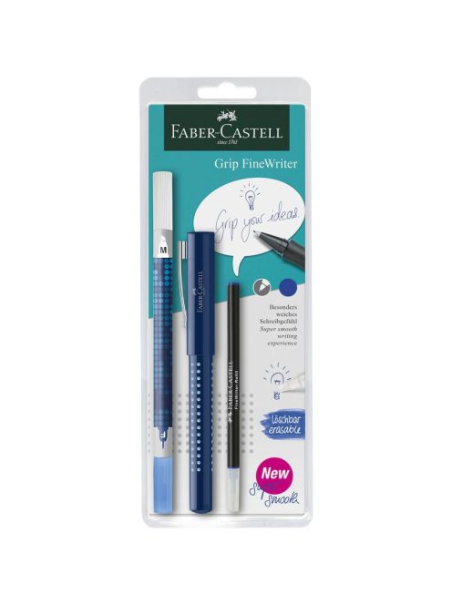 Tűfilc + tinta GRIP 2010 kék FABER-CASTELL (201740)