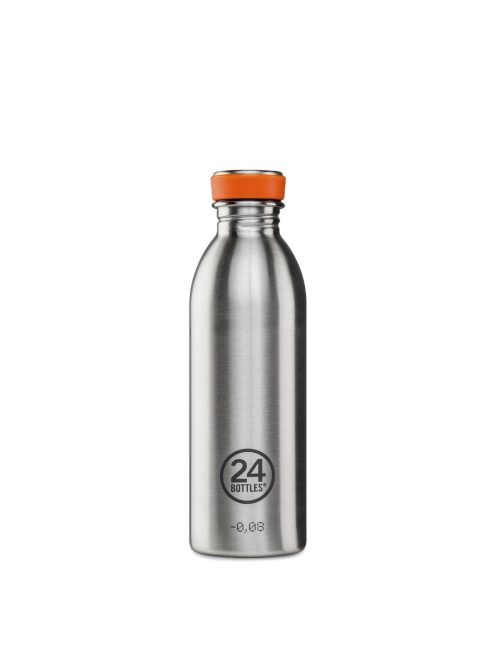 24BOTTLES Urban 500ml rozsdamentes acél kulacs, Brushed Steel