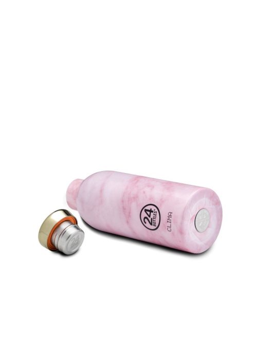 24BOTTLES Clima 500ml rozsdamentes acél termosz, MARBLE PINK