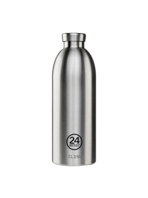 24BOTTLES Clima 850ml rozsdamentes acél termosz, Brushed Steel