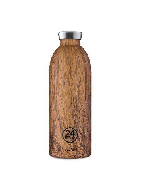 24BOTTLES Clima 850ml rozsdamentes acél termosz, SEQUOIA WOOD