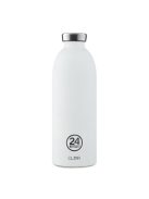 24BOTTLES Clima 850ml rozsdamentes acél termosz, Ice White