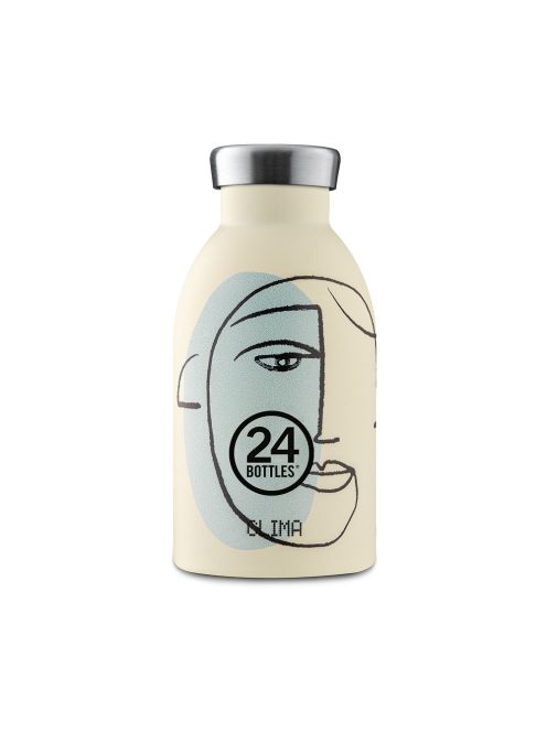 24BOTTLES Clima 330ml rozsdamentes acél termosz, White Calypso