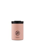 24BOTTLES Travel Tumbler 350ml rozsdamentes acél bögre, DUSTY PINK