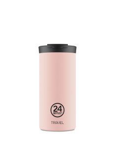   24BOTTLES Travel Tumbler 600ml rozsdamentes acél bögre, Dusty Pink