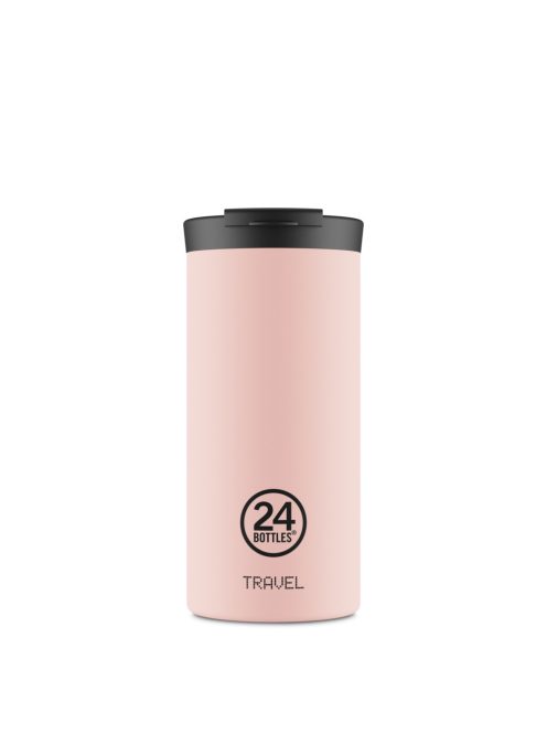 24BOTTLES Travel Tumbler 600ml rozsdamentes acél bögre, Dusty Pink