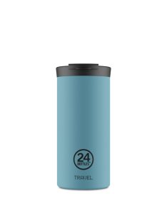   24BOTTLES Travel Tumbler 600ml rozsdamentes acél bögre, Powder Blue