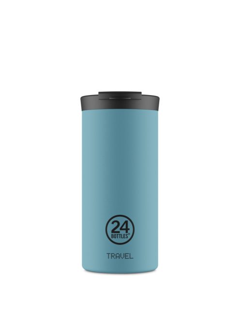 24BOTTLES Travel Tumbler 600ml rozsdamentes acél bögre, Powder Blue