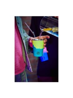   24BOTTLES party pohár szett, 350ml, REactive yellow/green - pink/blue, 4db-os