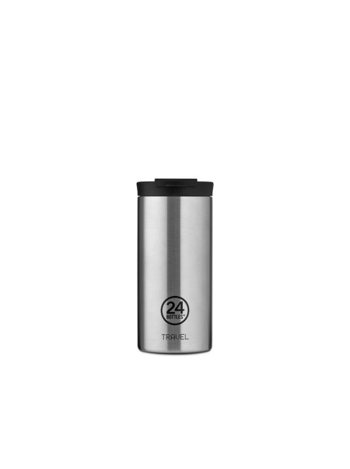 24BOTTLES Travel Tumbler 600ml rozsdamentes acél bögre, Brushed Steel