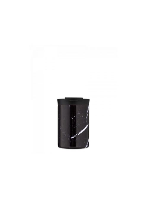 24BOTTLES Travel Tumbler 350ml rozsdamentes acél bögre, Black marble