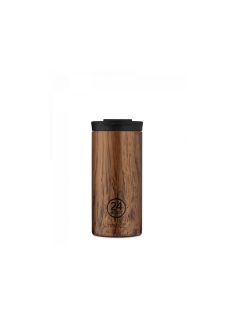   24BOTTLES Travel Tumbler 600ml rozsdamentes acél bögre, SEQUOIA WOOD