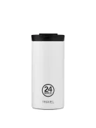 24BOTTLES Travel Tumbler 600ml rozsdamentes acél bögre, Ice White