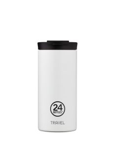   24BOTTLES Travel Tumbler 600ml rozsdamentes acél bögre, Ice White