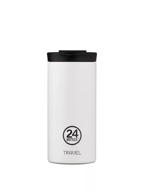 24BOTTLES Travel Tumbler 600ml rozsdamentes acél bögre, Ice White