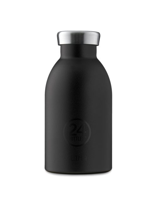 24BOTTLES Clima 330ml rozsdamentes acél termosz, TUXEDO BLACK