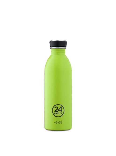 24BOTTLES Urban 500ml rozsdamentes acél kulacs, LIME GREEN