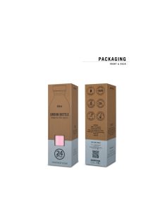 24BOTTLES Urban 500ml rozsdamentes acél kulacs, LAGOON BLUE