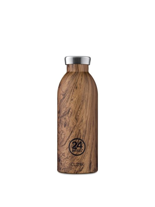 24BOTTLES Clima 500ml rozsdamentes acél termosz, SEQUOIA WOOD