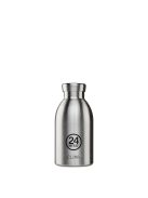24BOTTLES Clima 330ml rozsdamentes acél termosz, Brushed Steel