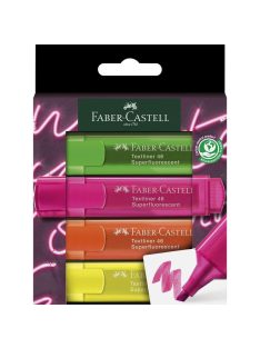   Faber-Castell Szövegkiemelő készlet 4db-os 1546 Neon GenZ 2023 (254600)