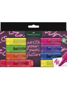   Faber-Castell Szövegkiemelő készlet 8db-os 1546 Neon GenZ 2023 (254601)