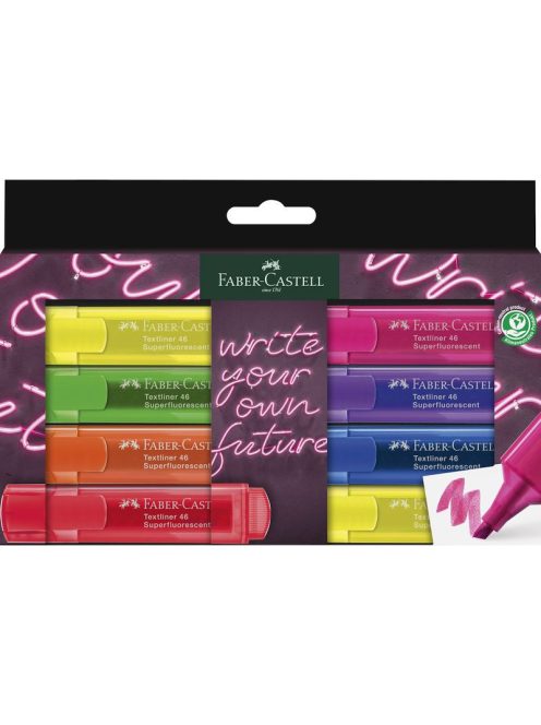 Faber-Castell Szövegkiemelő készlet 8db-os 1546 Neon GenZ 2023 (254601)
