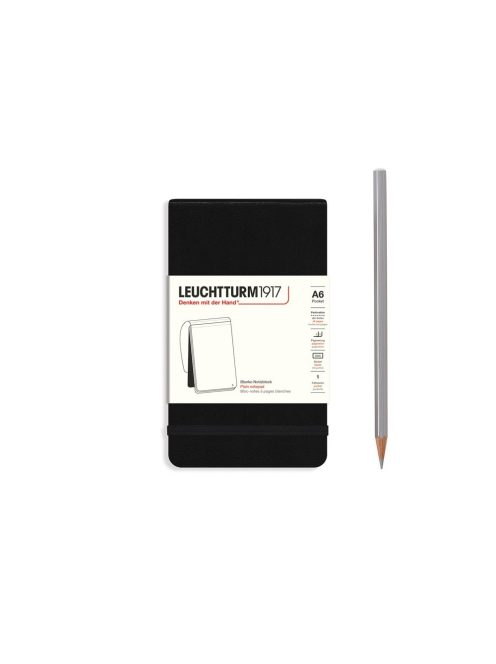 LEUCHTTURM1917 A6 Pocket notepad, black