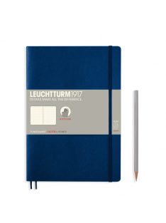   LEUCHTTURM1917 Composition B5 pontozott lapos SOFTCOVER notebook, navy