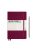 LEUCHTTURM1917 Medium A5 pontozott lapos NOTEBOOK, port red