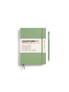 LEUCHTTURM1917 Medium A5 vonalas lapos NOTEBOOK, sage