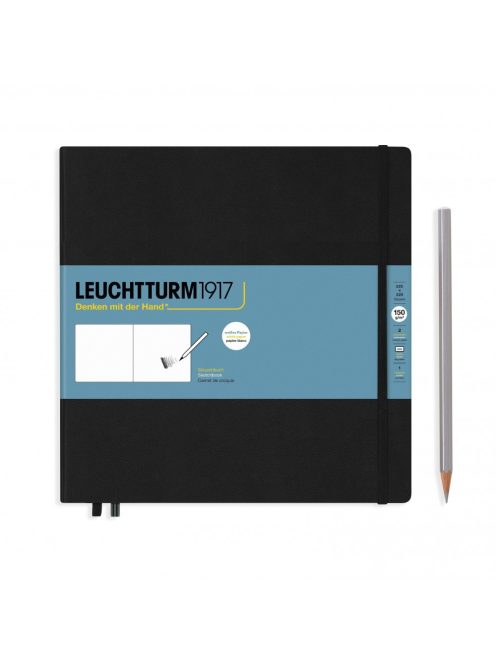 LEUCHTTURM1917 Sketchbook Quadrat, black