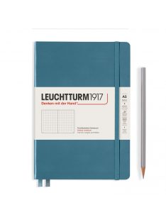   LEUCHTTURM1917 Medium A5 pontozott lapos NOTEBOOK, stone blue