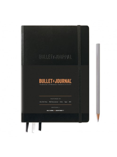 LEUCHTTURM1917 Medium A5 Bullet Journal Edition 2 NOTEBOOK, black